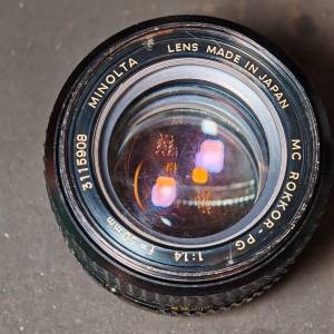 MINOLTA 50mm f1.4 MC Mount