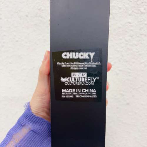 歐美絕版正版Chucky擺設 約18.5x6.5cm，$239.9  轉數快後，安排長沙灣地鐵站交收