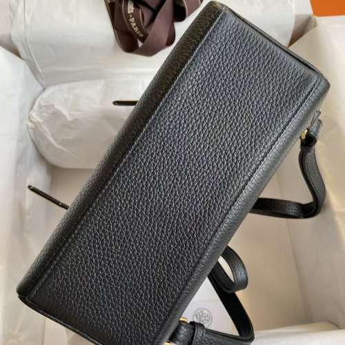 愛馬仕# Herm&egrave;s Kelly Ado 黑金 TC皮 H056849CK89 實物拍攝