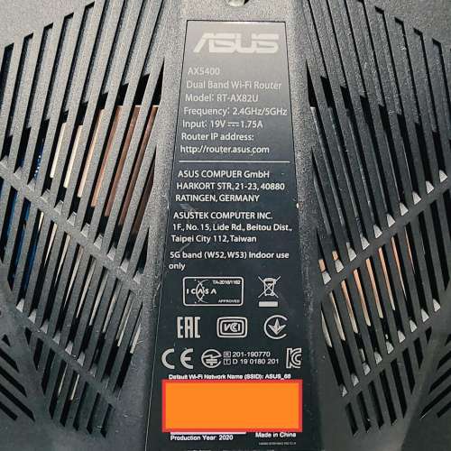 【清倉平售】ASUS RT-AX82U WiFi6 AX5400 Router 100% Work Upgrade to the latest...