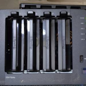 Synology DS415play NAS Server 4TB+3TB HDD