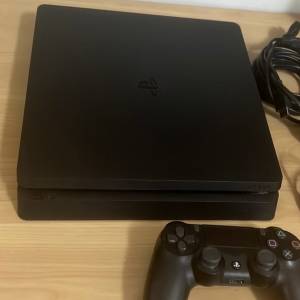 Ps4 slim Playstation 主機(有齊線+1手掣，無盒）連幾隻game