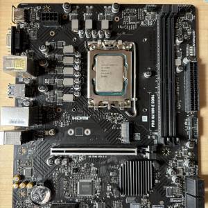 i3-12100F + msi pro h610m-e （ddr4)