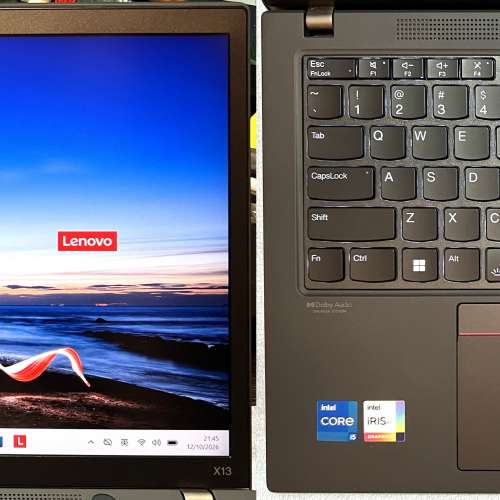 真95%新 Lenovo Thinkpad X13 Gen3, 12代 i5-1235U, 16GB RAM, 新512G SSD, Win11P,...