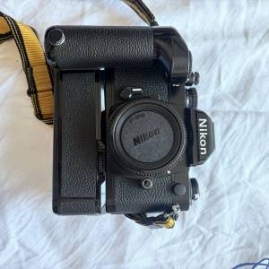 Nikon FM2 (Black Body)with MD-12 and lens