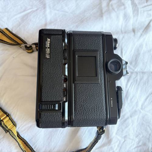 Nikon FM2 (Black Body)with MD-12 and lens