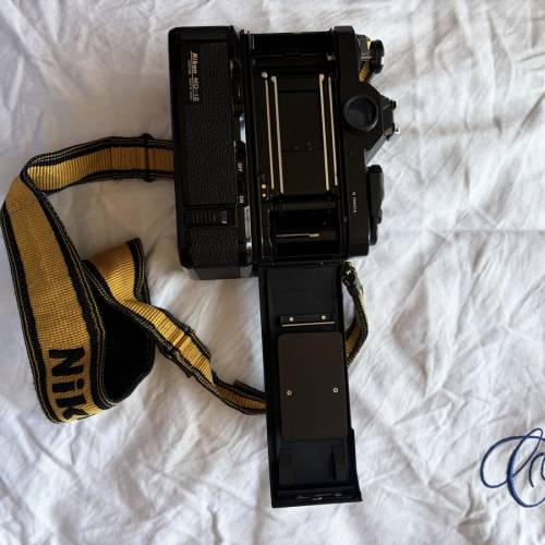 Nikon FM2 (Black Body)with MD-12 and lens