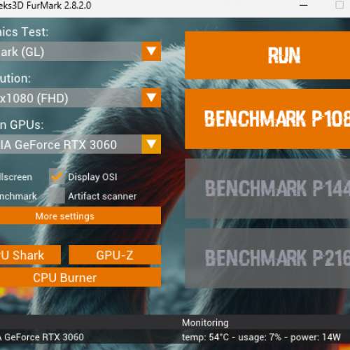 MSI 3060 雙風扇