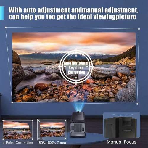 Magcubic (GENUINE) Dual Band 4K,FULL HD (Auto Keystone)Projector Wi-Fi 6 (2.4/5G