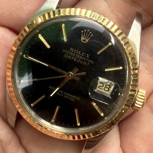 Rolex 16013 金鋼 黑面 $29999