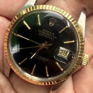 Rolex 16013 金鋼 黑面 $29999