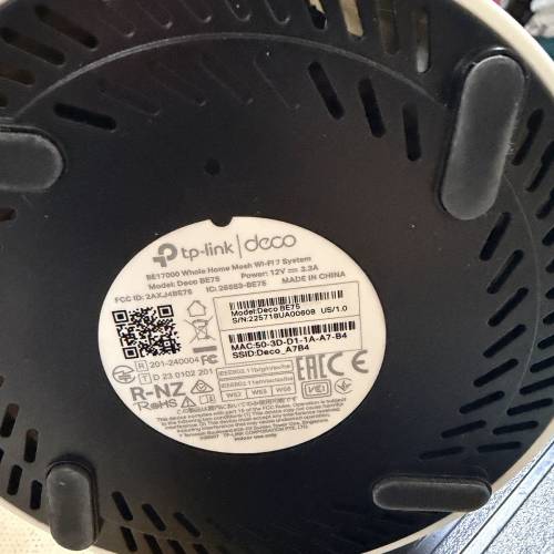 TP-LINK mesh wifi7 DECO BE75