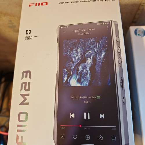 Fiio M23 不銹鋼版，國行有盒,  整體新淨好少用