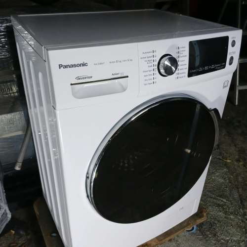 8成新Panasonic 樂聲變頻2合1洗衣乾衣機