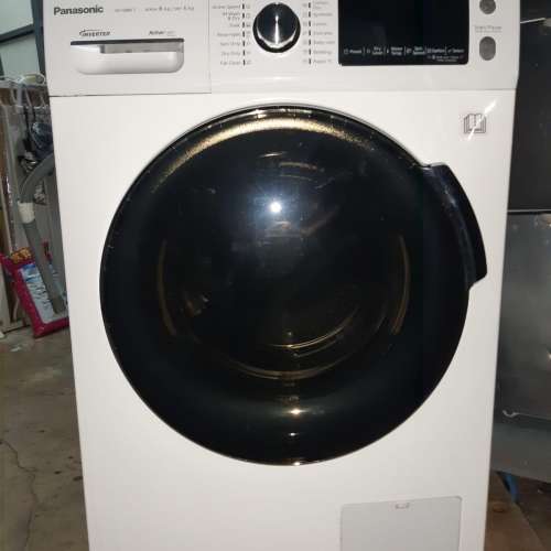 8成新Panasonic 樂聲變頻2合1洗衣乾衣機