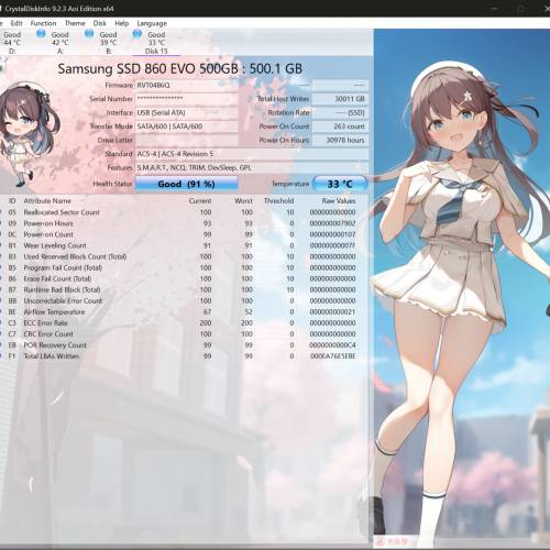 Samsung 860EVO 500GB 2.5&rdquo; SATA SSD