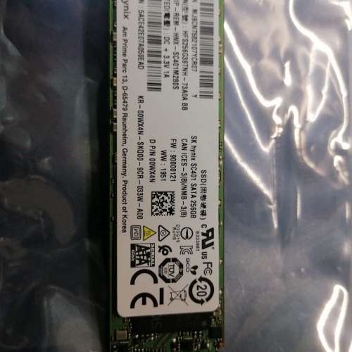 SK Hynix 240GB SATA NGFF SSD