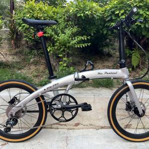 銀色 2026 MC Pantani 潘塔尼 P10 pro 10速 油剎 20吋 451 鋁合金折叠車 送水架前後...