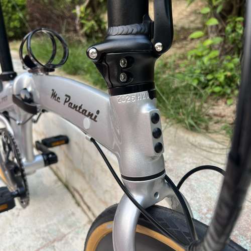 銀色 2026 MC Pantani 潘塔尼 P10 pro 10速 油剎 20吋 451 鋁合金折叠車 送水架前後...