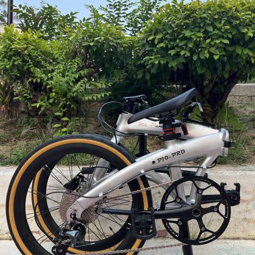 銀色 2026 MC Pantani 潘塔尼 P10 pro 10速 油剎 20吋 451 鋁合金折叠車 送水架前後...