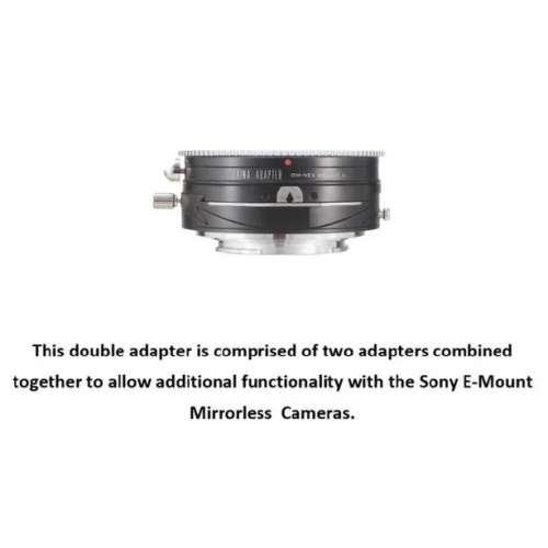 LAINA Lens Mount Double Adapter, Olympus Zuiko (OM) 35mm SLR Lens And Canon EOS