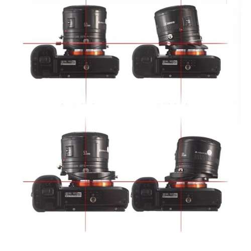 LAINA Lens Mount Double Adapter, LEICA R LR SLR Lens And Canon EOS (EF / EF-S) D