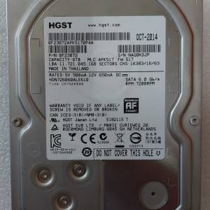 HGST 6TB sata HDD 硬碟