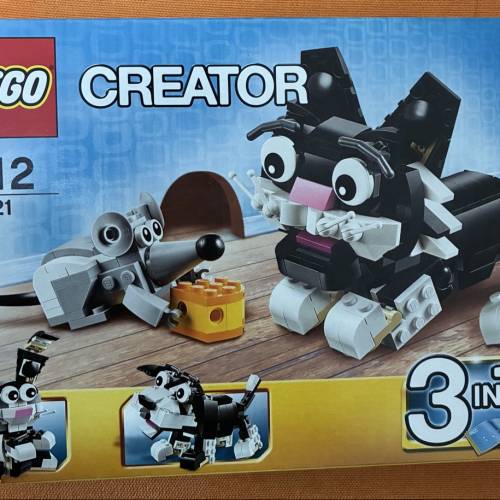 LEGO 31021 3合1 貓 狗 兔 絕版玩具