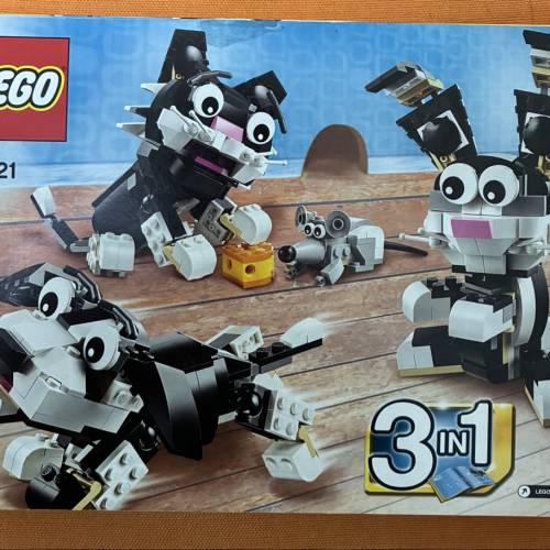 LEGO 31021 3合1 貓 狗 兔 絕版玩具