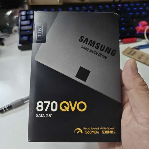 Samsung 870 QVO 1TB 2.5" SSD BOX
