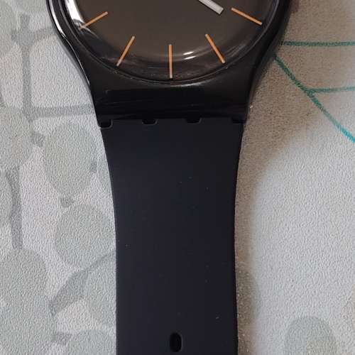 Swatch 黑面星期日歷手錶