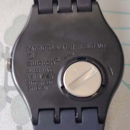 Swatch 黑面星期日歷手錶
