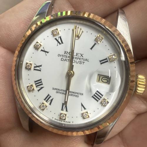 Rolex 16013 靚白面羅馬細鑽石字 $27888