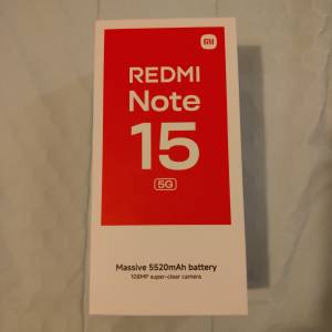 紅米 Note 15 5G 港版黑色 8+256g