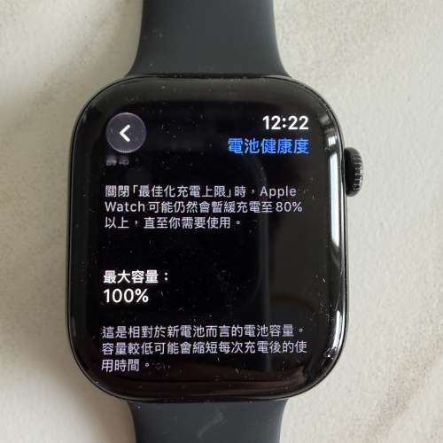 Apple Watch Series 10 GPS 46mm (黑色連原裝錶帶）