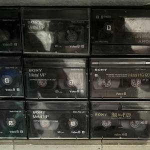 Sony Metal MP 120 Video 8 錄影帶 10 餅 全部用過 清屋出售 HK$100.00 10 餅