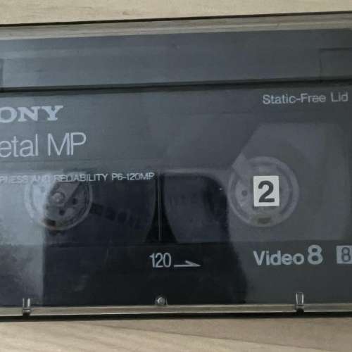Sony Metal MP 120 Video 8 錄影帶 10 餅 全部用過 清屋出售 HK$100.00 10 餅