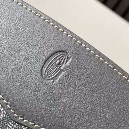 戈雅 GOYARD ROUETTPMLTY01CL03P Rouette PM 灰色老花鏈條斜揹袋