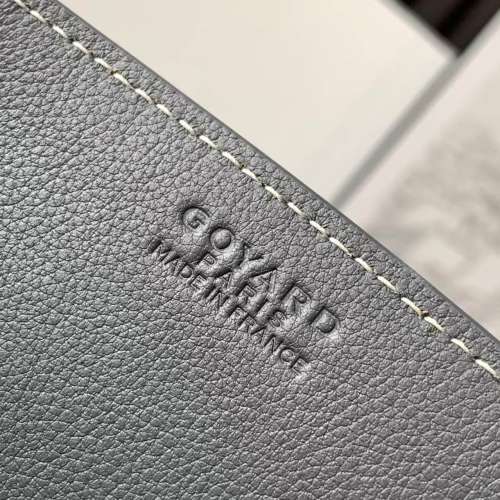 戈雅 GOYARD ROUETTPMLTY01CL03P Rouette PM 灰色老花鏈條斜揹袋