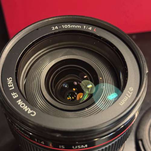 95% New Canon EF 24-105 f4L IS USM Working連hood