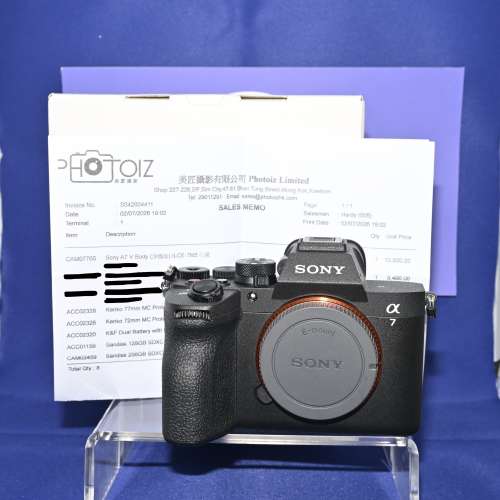 『Trade In優惠』行貨長保 Sony A7V 第五代 35MP像素 30FPS追焦連拍 性能直逼A1II ...