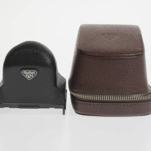Rollei Rolleiflex Prism Finder Viewfinder Attachment w/ Leather Zip Case