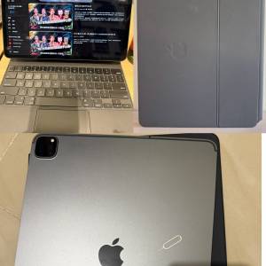 插卡版iPad Pro (12.9吋）大mon（第4代）128gb,wifi +流動數據插卡版，港版連Apple...