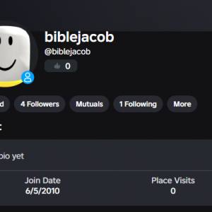 very old Roblox account