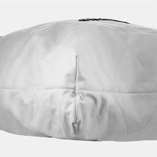 Chanel Quilted Calfskin 22 Chain Hobo Large White