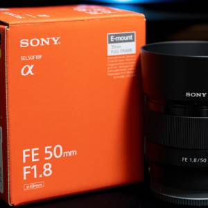 Sony FE 50mm F1.8 (SEL50F18F)