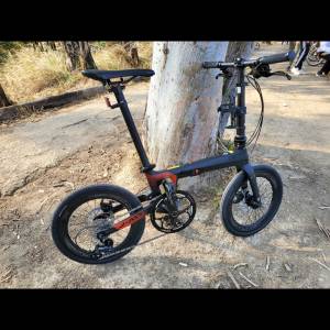 JAVA X3 CARBON 牙盤58T 油壓碟剎 16吋已改大部份零件)車價連改近萬元 >送車呔氣泵 ...