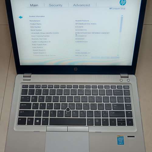 HP EB Folio 9480m/14.1&rdquo;LED/i7-4600U 2.10GHz/8GB DDR3 Ram/ 240SATA SSD/ 75%Ne...