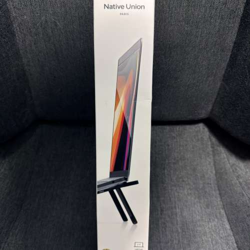 全新一盒黑色Native Union Fold Laptop Stand Macbook iPad 鋁合金散熱支架 手提電...