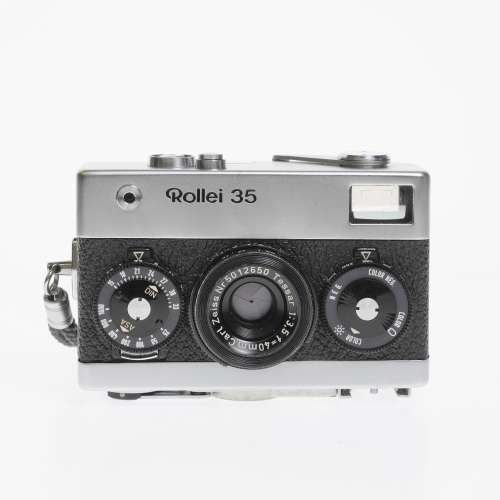 Rollei 35 35mm Film Camera Silver 40mm f/3.5 #3180787